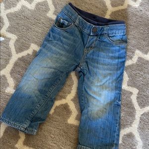 Baby Gap lined denim